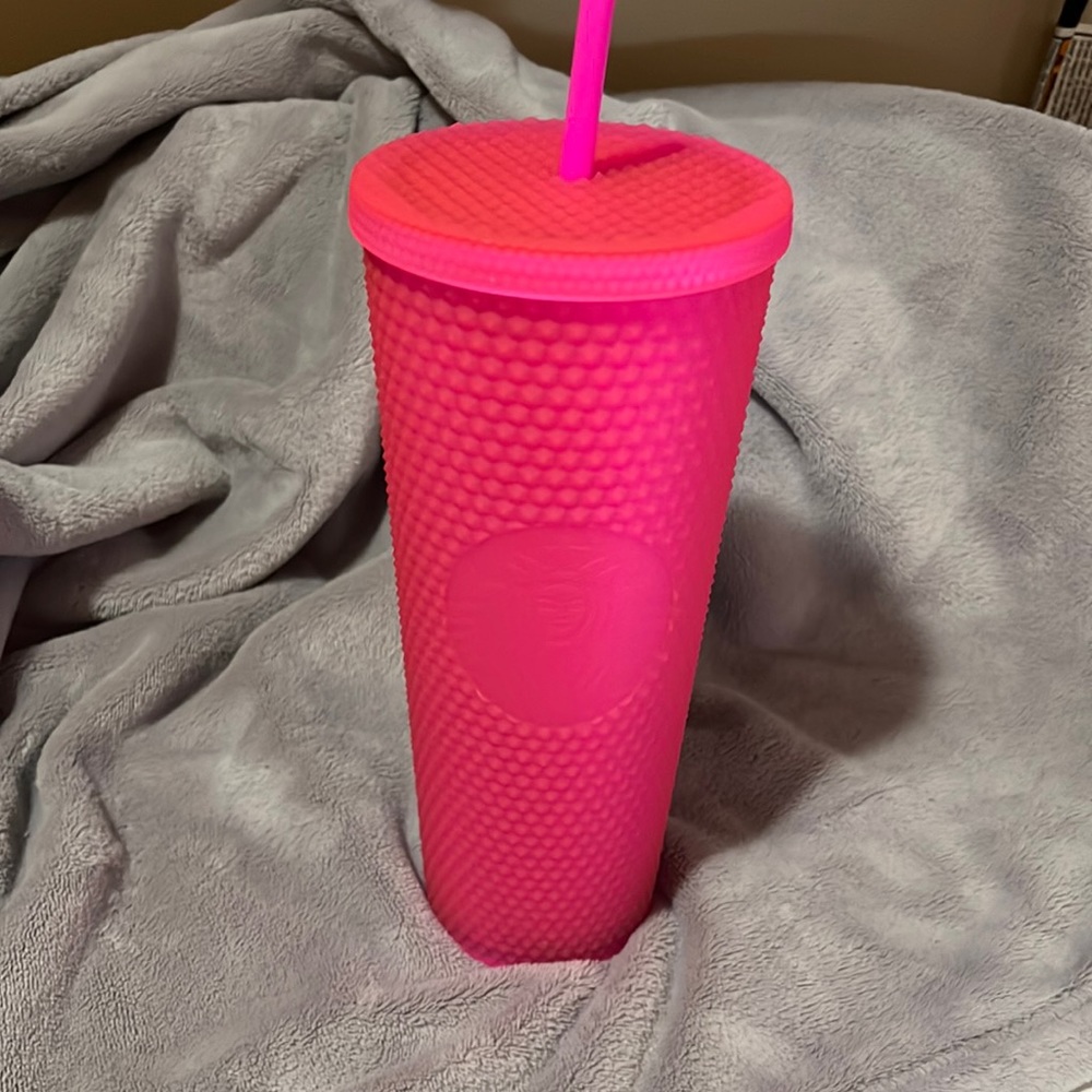 - NWT Starbucks Studded Matte Barbie Pink Tumbler